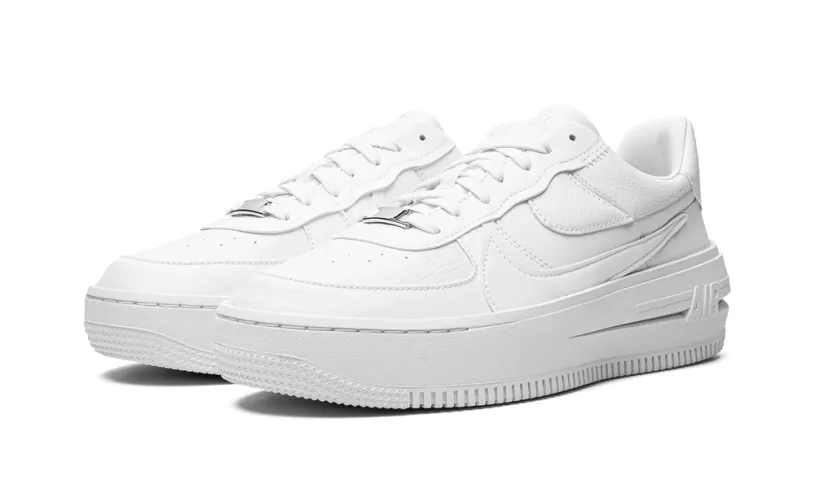 Nike Lifestyle AIR FORCE 1 PLT.AF.ORM MNS WMNS 'Triple-White' 