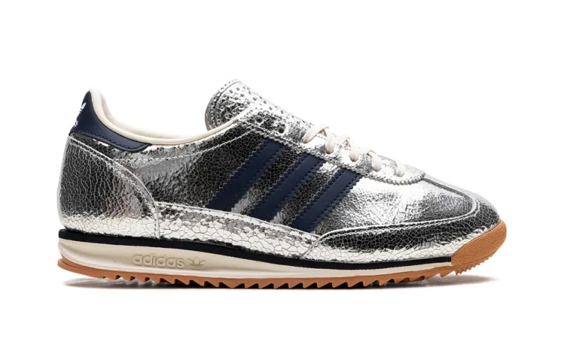 More Adidas Shoes SL 72 OG WMNS 'Silver Metallic Collegiate Navy'