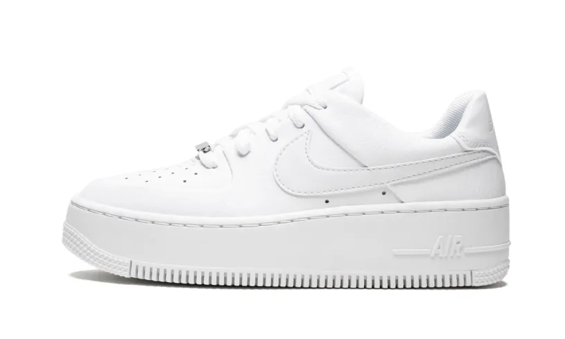 Nike Lifestyle AIR FORCE 1 SAGE LO MNS WMNS 'Triple White'