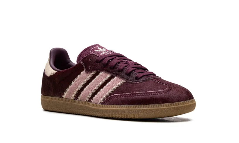Adidas Samba Samba OG WMNS 'Maroon Sand Strata Pony' 