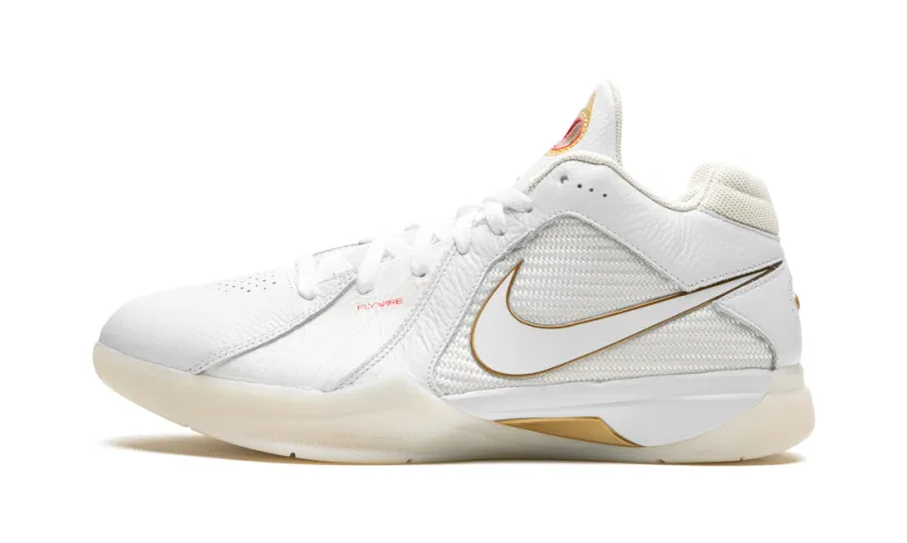 Nike Basketball KD 3 'White / Metallic Gold'
