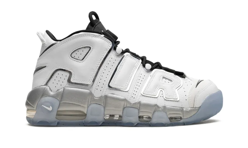 Nike Basketball AIR MORE UPTEMPO WMNS 'White Metallic' 