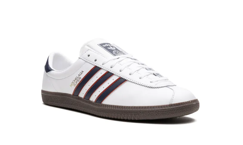 More Adidas Shoes Hochelaga SPZL 'Cloud White Collegiate Navy' 